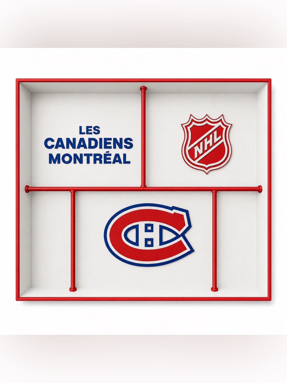 Montreal Canadiens NHL Pocket Dump Tray - For Keys, Wallet, Money, Etc